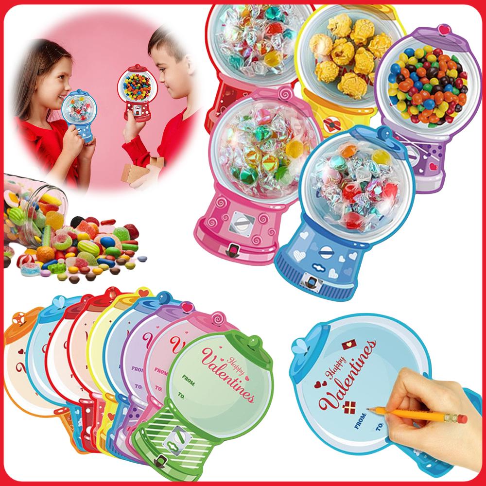 Bubble Gum Machine - Paquete de 18/36 Tarjetas Porta Dulces