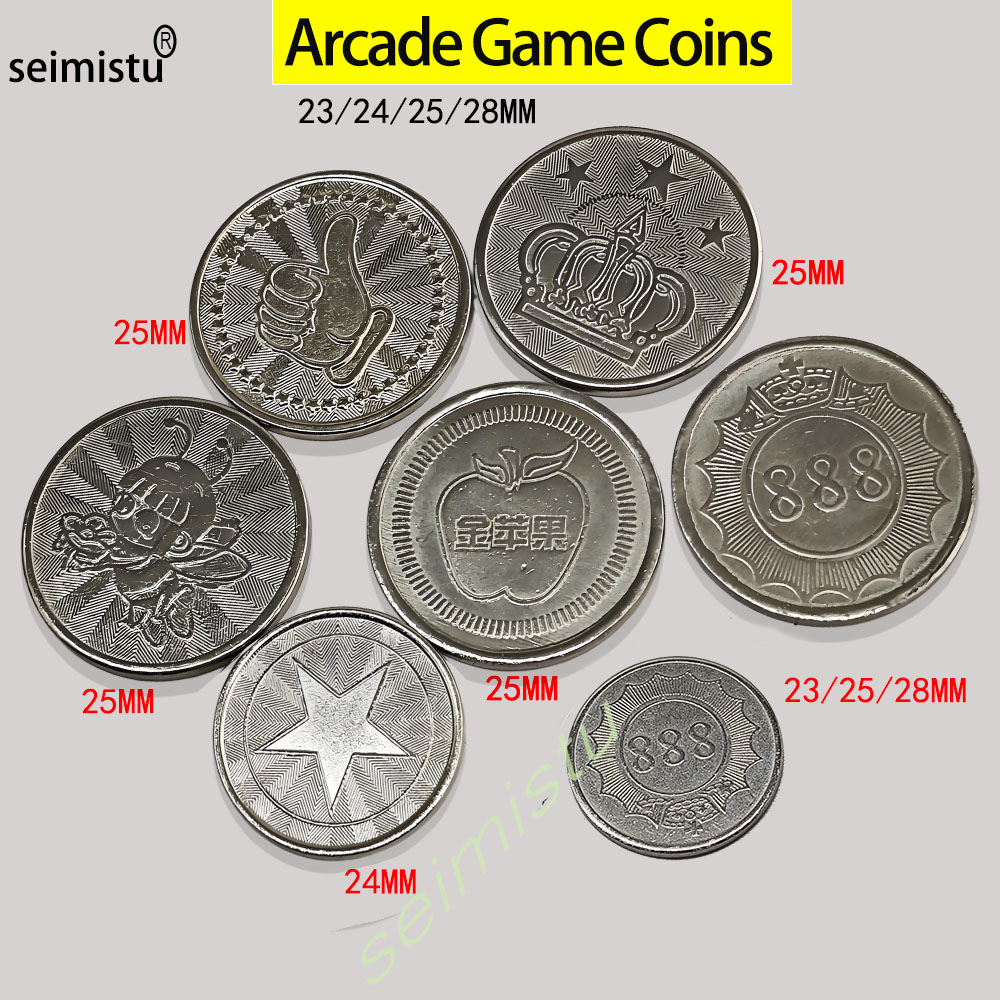 Arcade Games Vending - 100 Uds. De fichas de acero