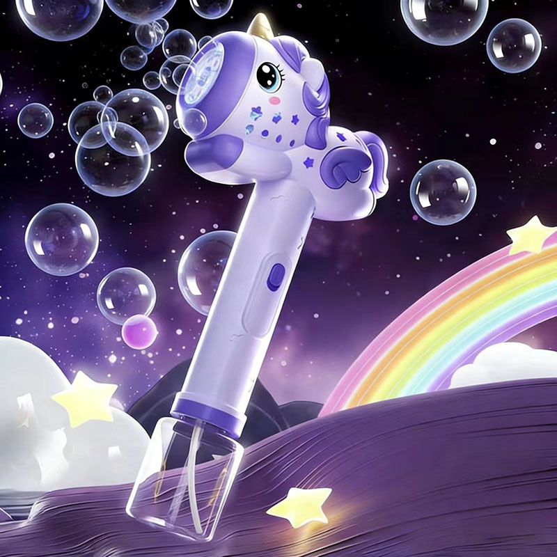 Bubble Gum Machine - Nueva pistola de burbujas eléctrica Unicorn,