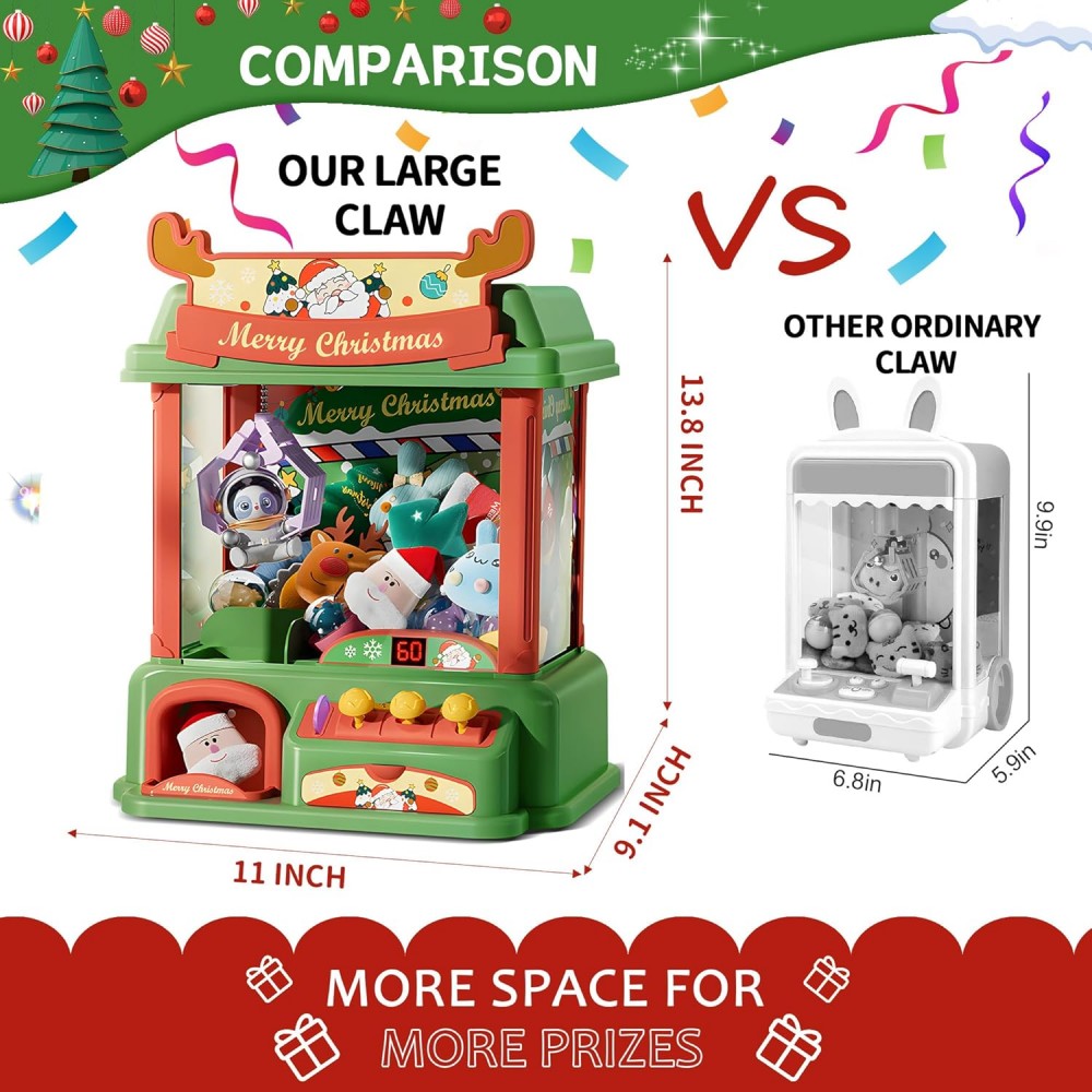 Máquina de garra de Navidad pa - Arcade Games Vending reseña y precio