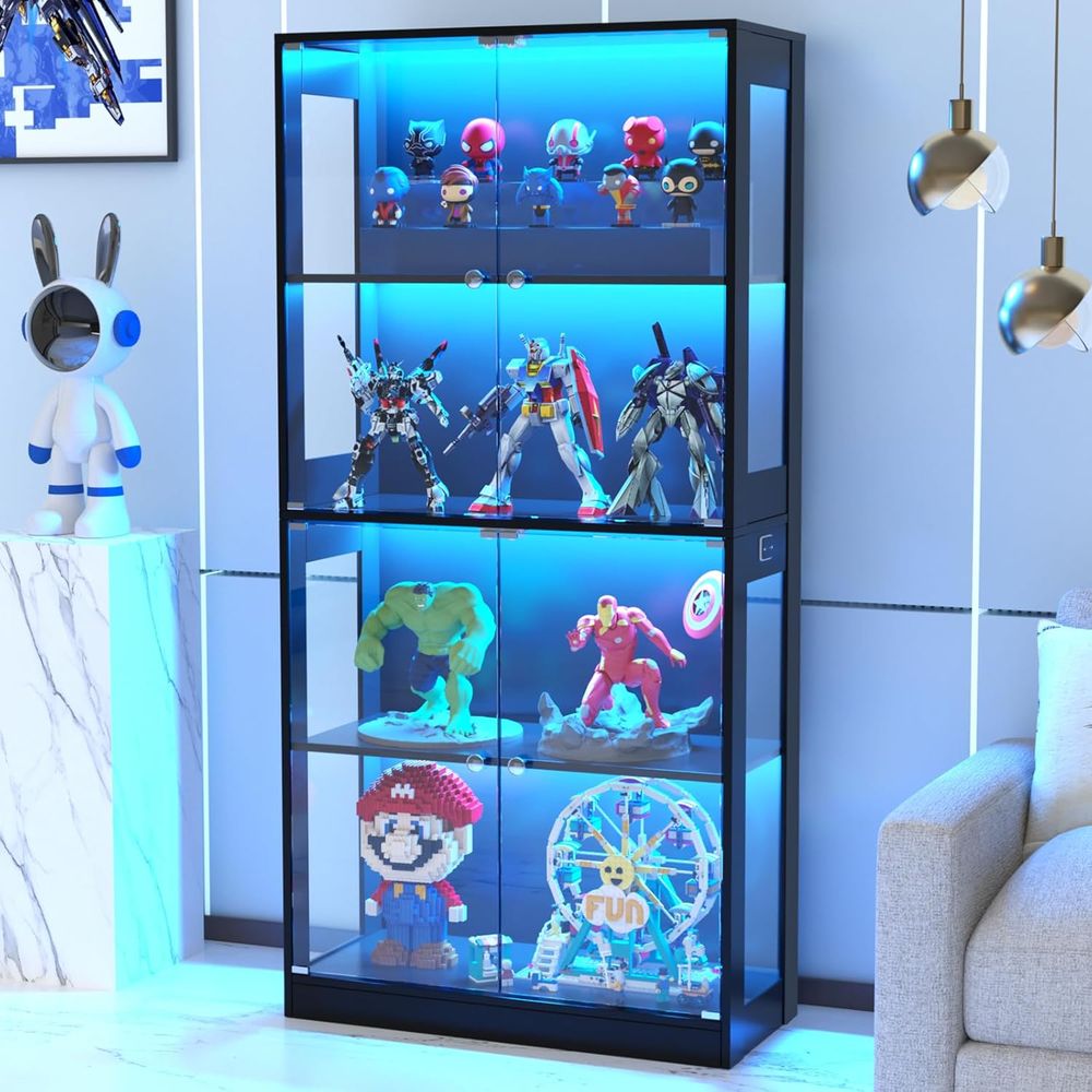 Vitrina de Vidrio de 65 Pulgad - Glass Cabinet Display reseña y precio