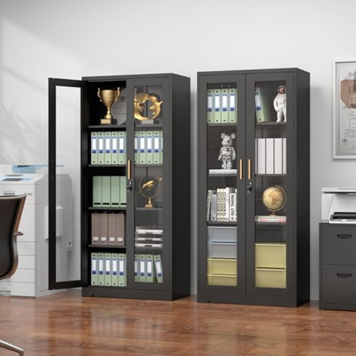 Vitrina de Exhibición de Metal - Glass Cabinet Display reseña y precio