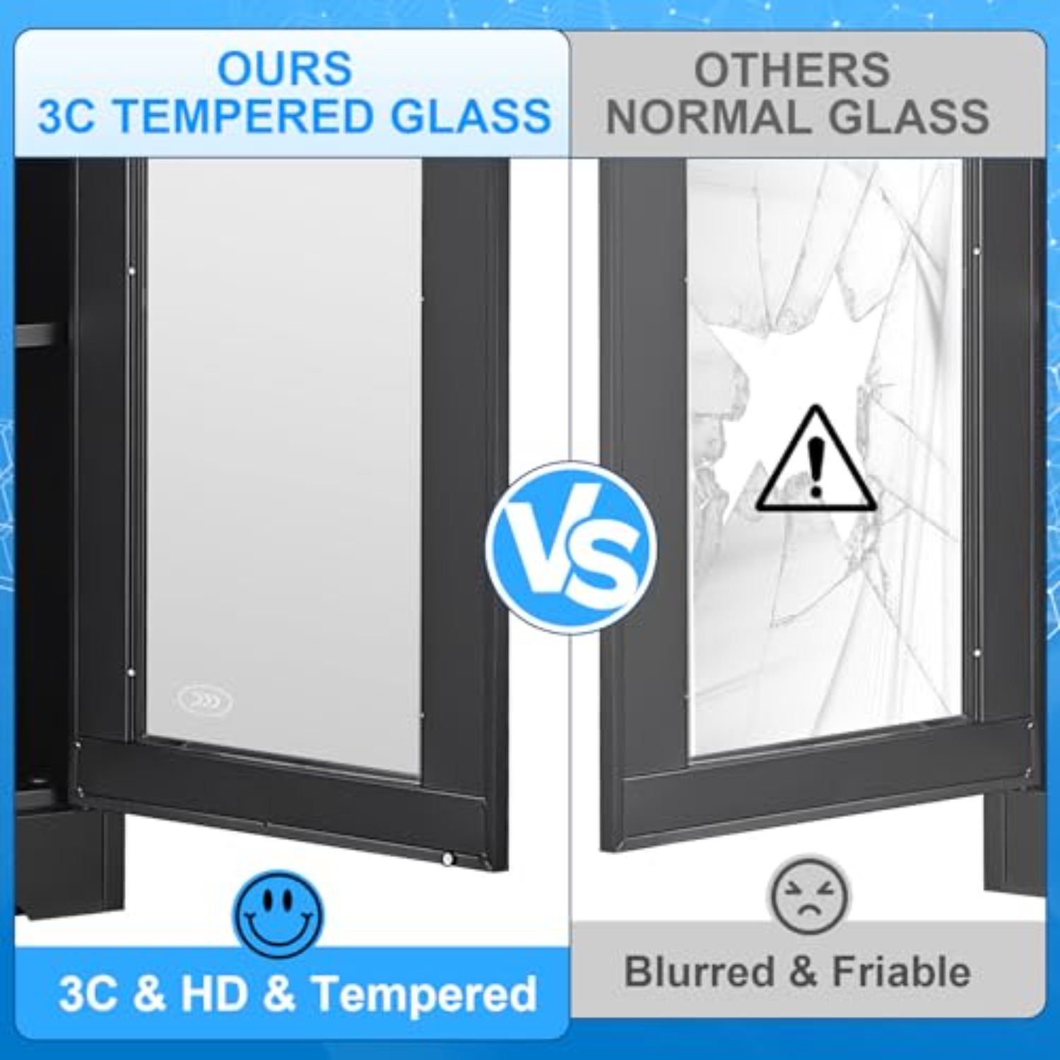 Vitrina de Exhibición de Metal - Glass Cabinet Display reseña y precio