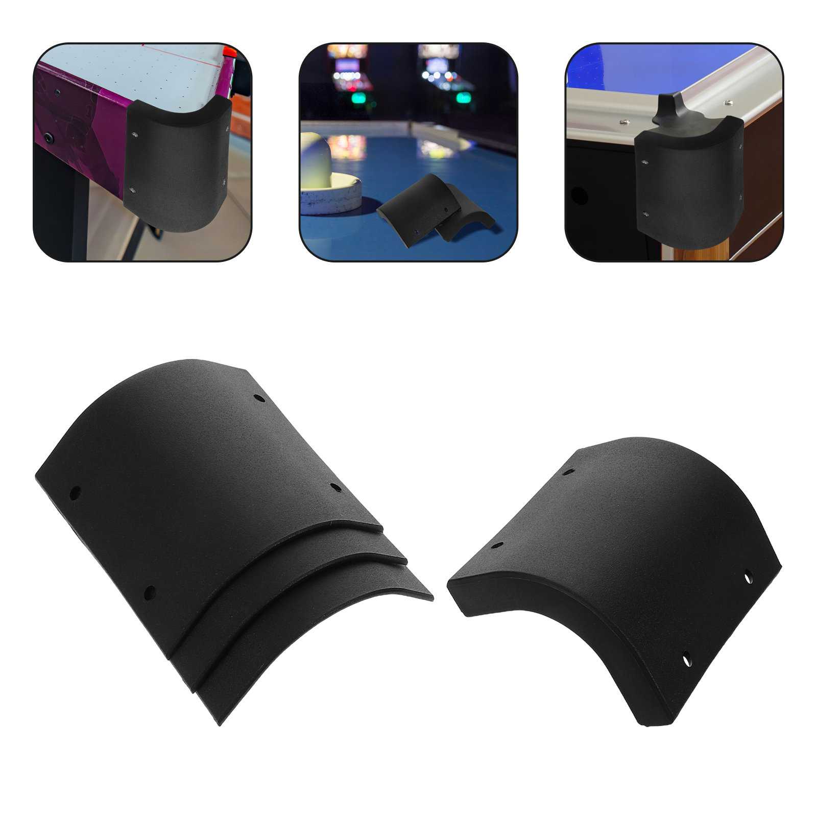 4 piezas de protectores de esq - Air Hockey Table reseña y precio