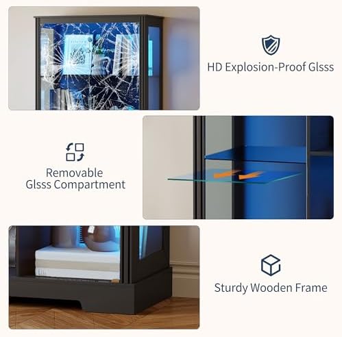 Vitrina de Exhibición de 71''  - Glass Cabinet Display reseña y precio