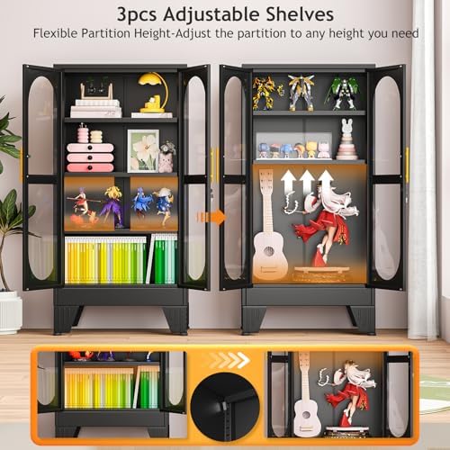 Vitrina con Cerradura de 47 Pu - Glass Cabinet Display reseña y precio
