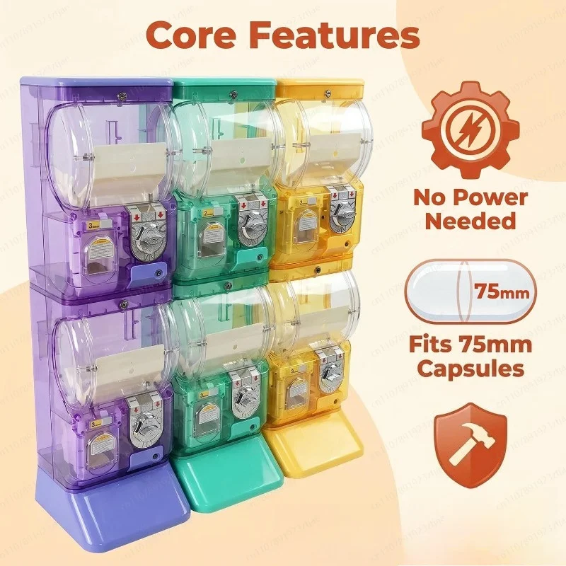 Máquina Gashapon Transparente  - Arcade Vending Machine reseña y precio