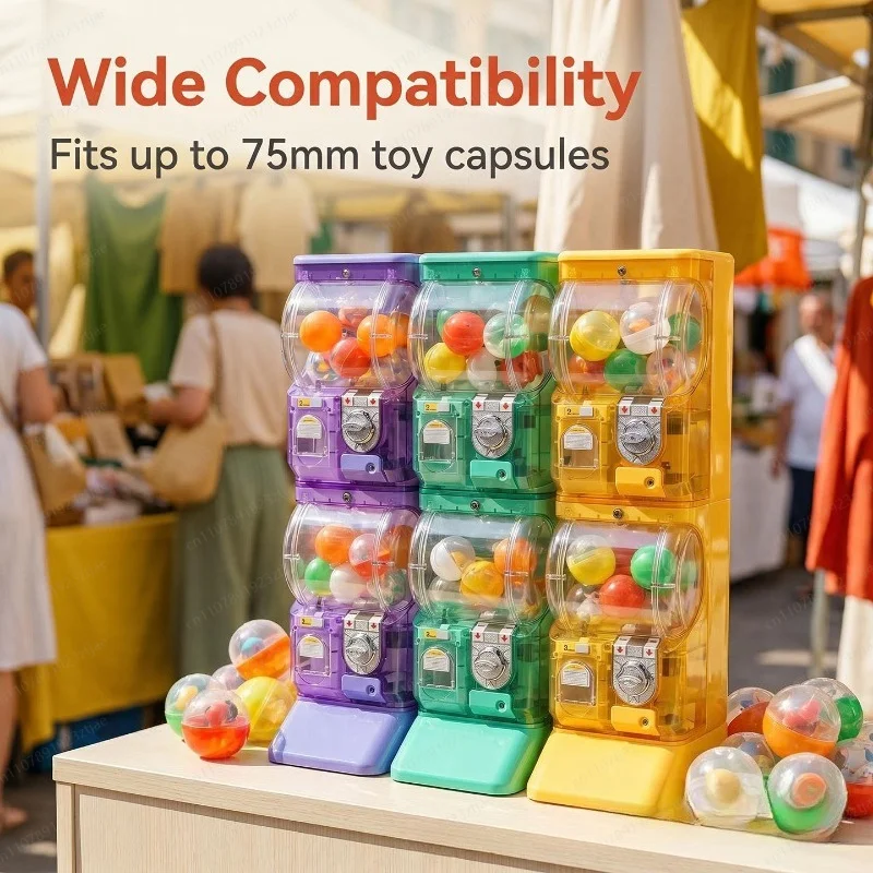 Máquina Gashapon Transparente  - Arcade Vending Machine reseña y precio